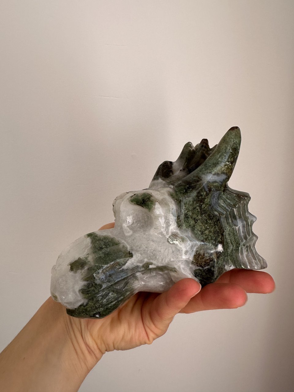 Drakenkop Mosagaat - Kristal Edelsteen