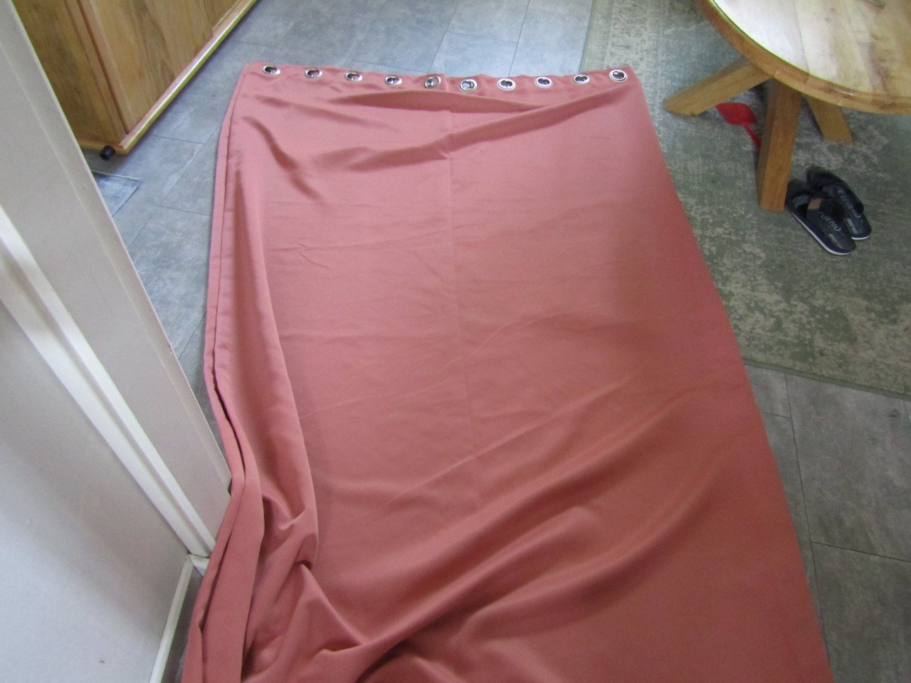 Gordijn met haken