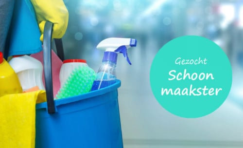 Gezocht: Schoonmaakster in Goes (1x per week)