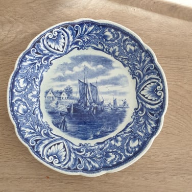 Delfts Blauw bord Royal Sphinx Maastricht doorsnede 25 cm