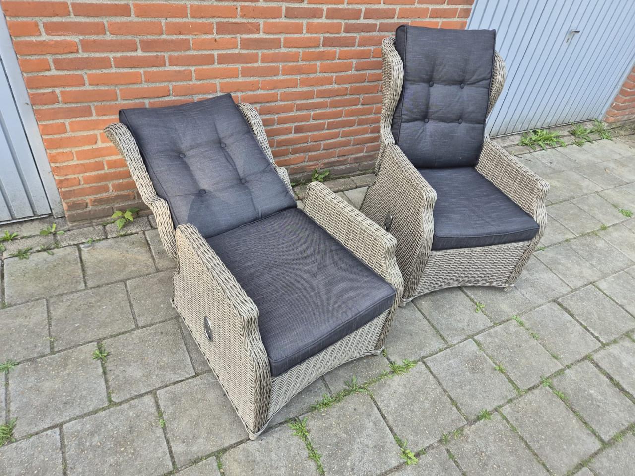AVH-Collectie Ibiza lounge verstelbare tuinstoelen