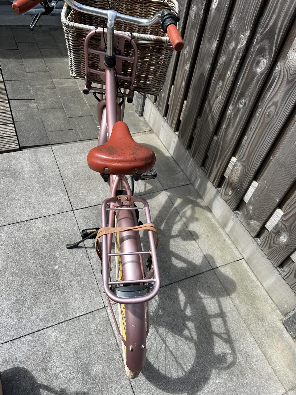 Roze meisjes fiets, 24 inch
