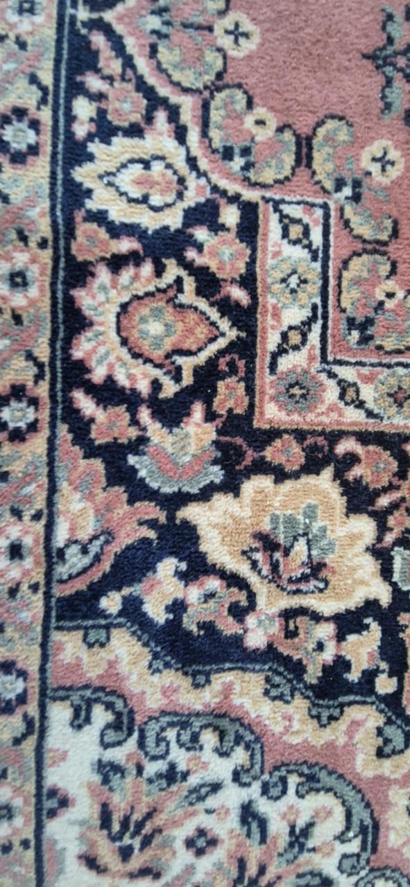 Vintage vloerkleed oudroze