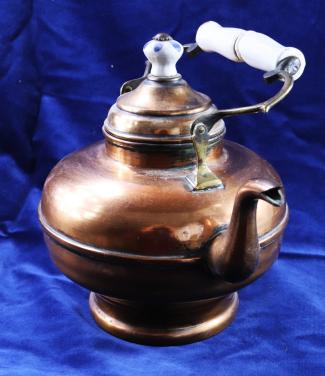 Antieke Roodkoperen waterketel