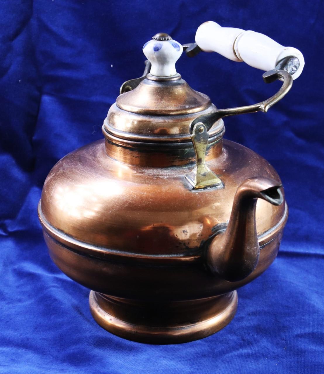 Antieke Roodkoperen waterketel