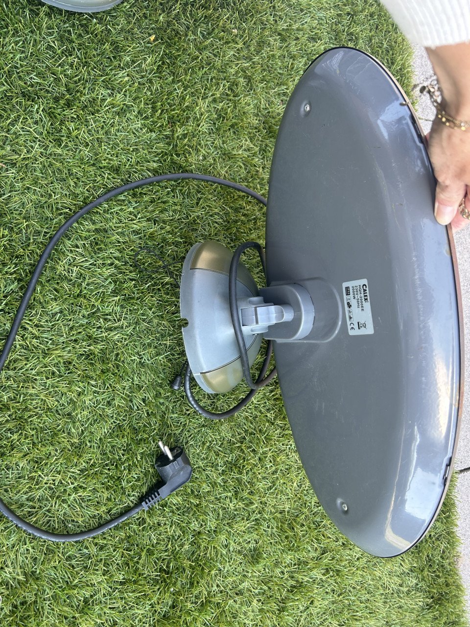 Terras verwarmer met 3 standen!
