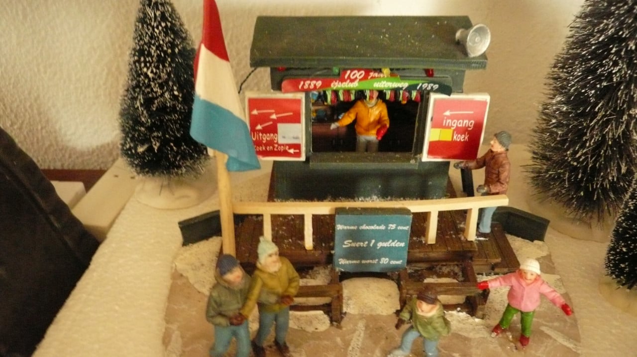 Kerstdorp geheel compleet met verlichting