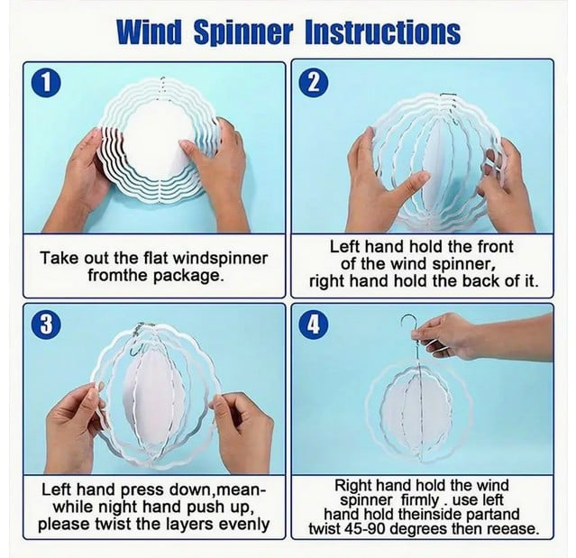 Windspinner / windmolen : roodborst