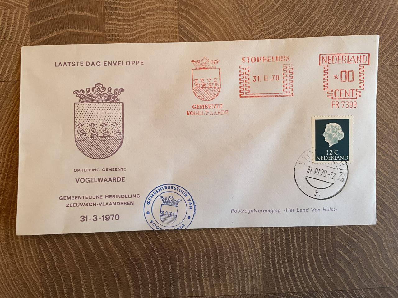Set laatste dag enveloppen Zeeuws-Vlaanderen