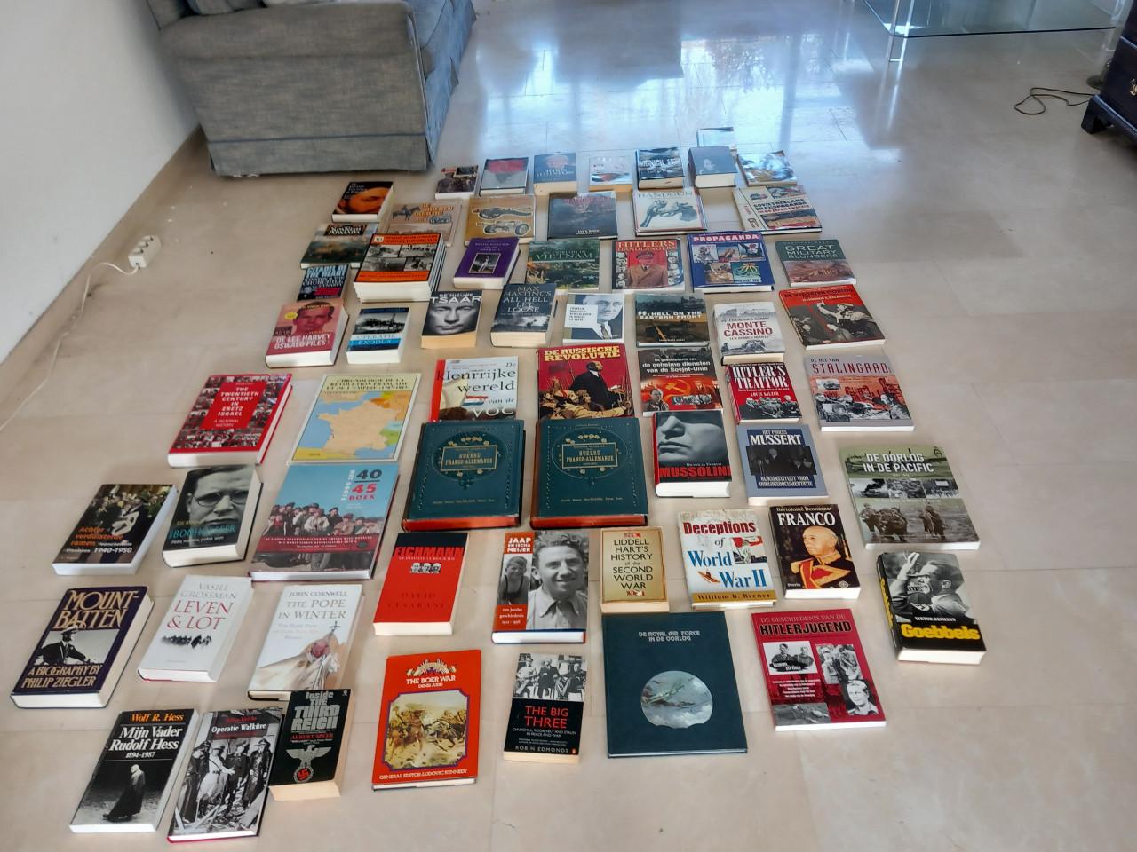 Partij boeken oa 2e wereldoorlog