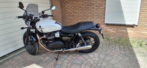 Schitterende Triumph Street Twin 900