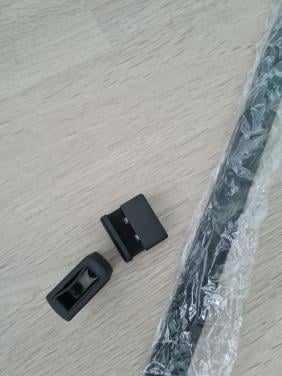 Stabilisatie stang douchescherm zwart