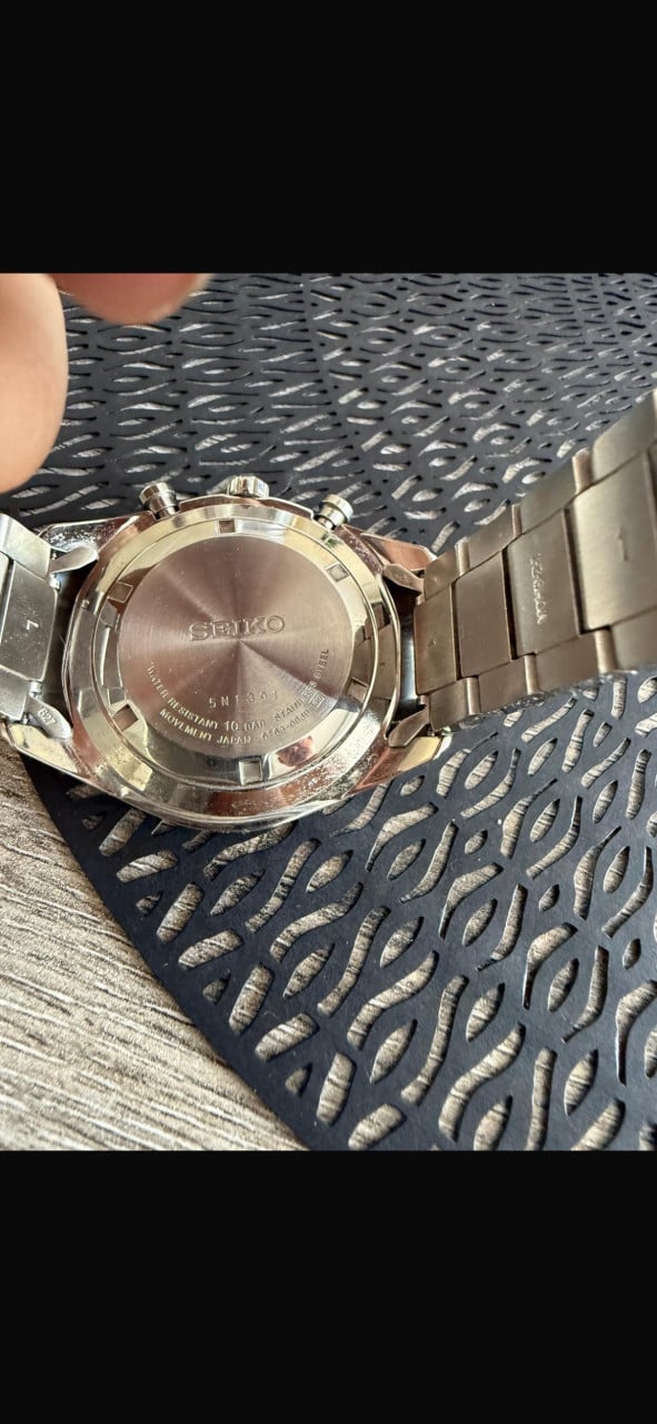 Seiko chronograph 100M horloge