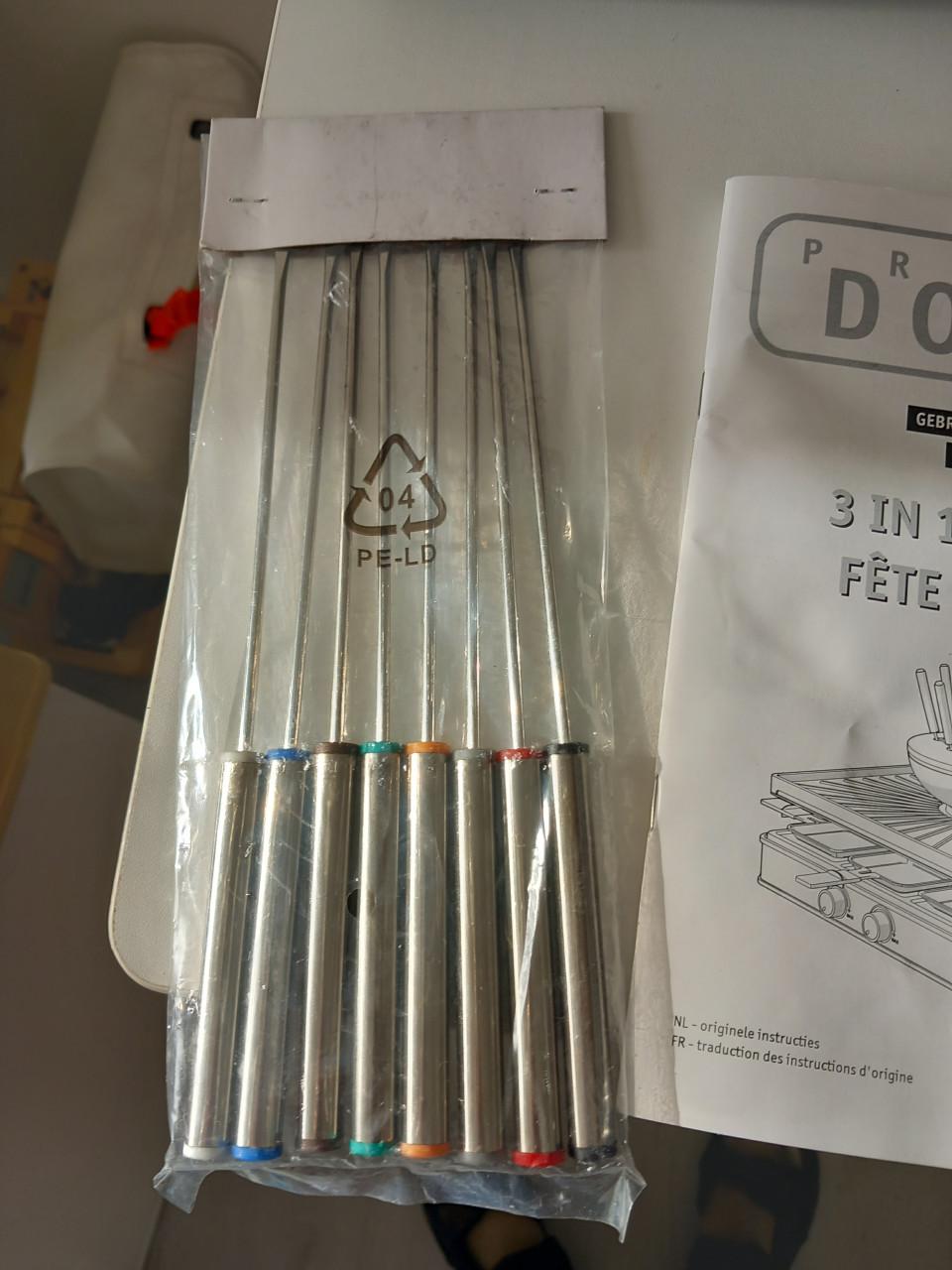 3 in 1 Partyset! Fondu Gourmet Raclette