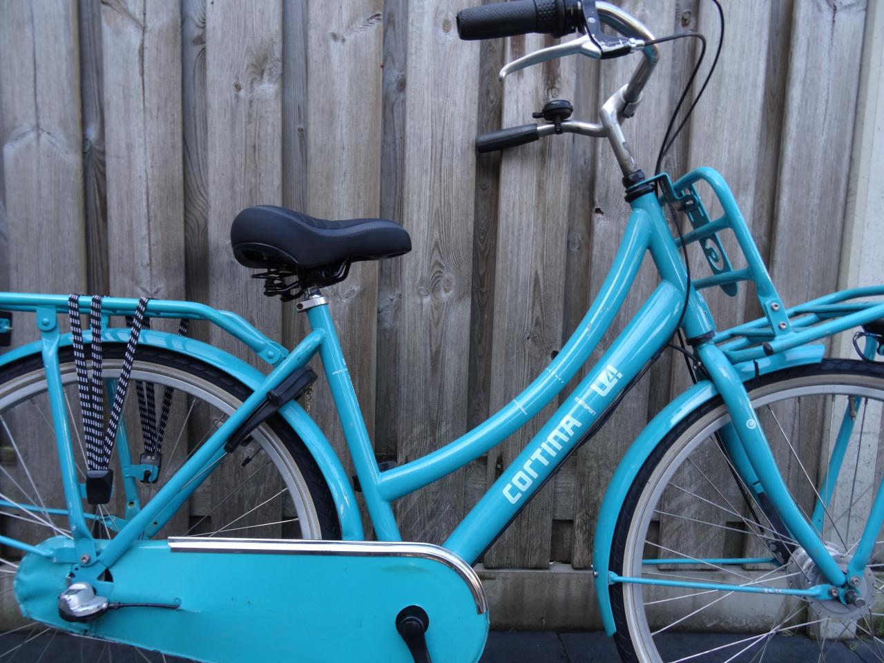 🚲 Cortina U4 Transport Meisjesfiets – 26 inch – Turkoois