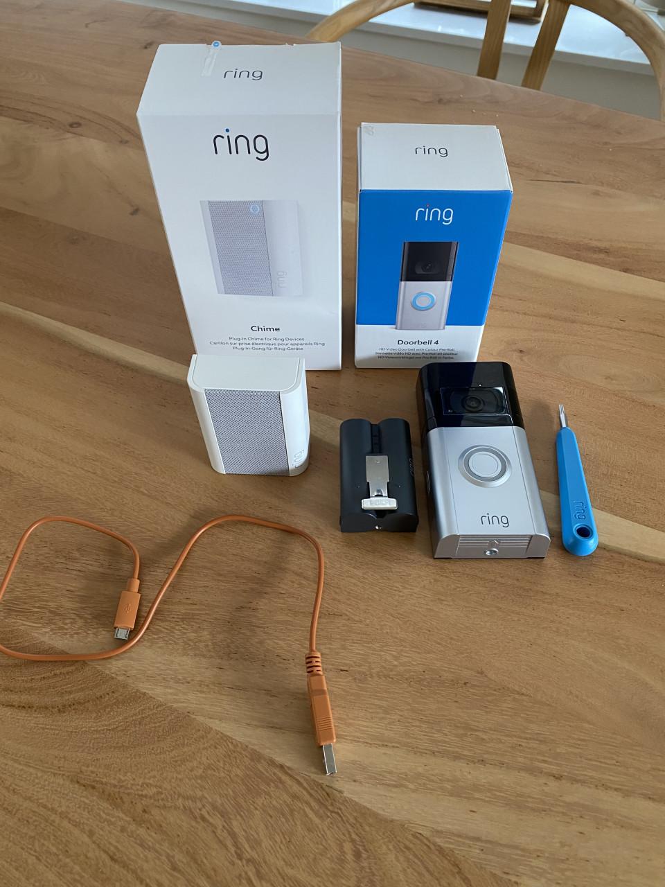 Ring video deurbel met chime