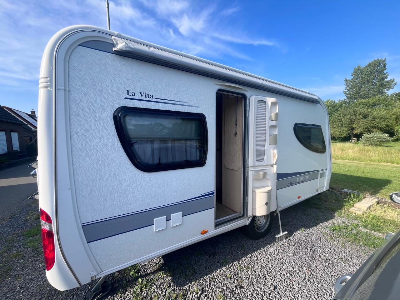 Hobby La Vita 460 ufe met mover airco etc