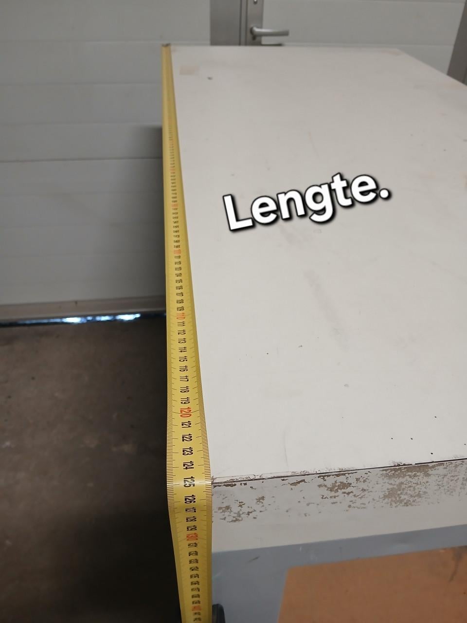 Mobiele werktafel, werkbank voor schuur, garage of werkplaats.