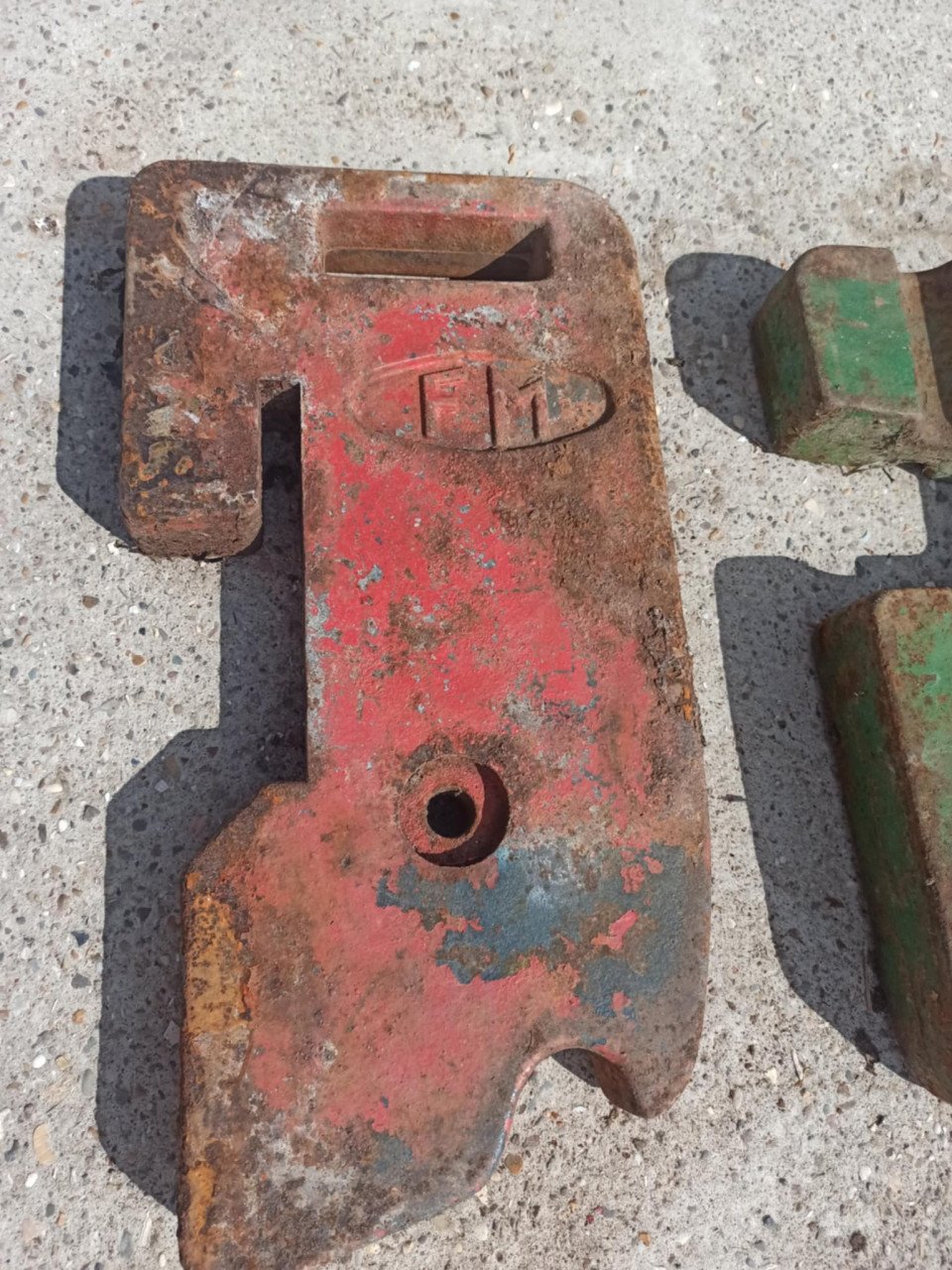 3 stuks Front gewichten FM - oldtimer tractor