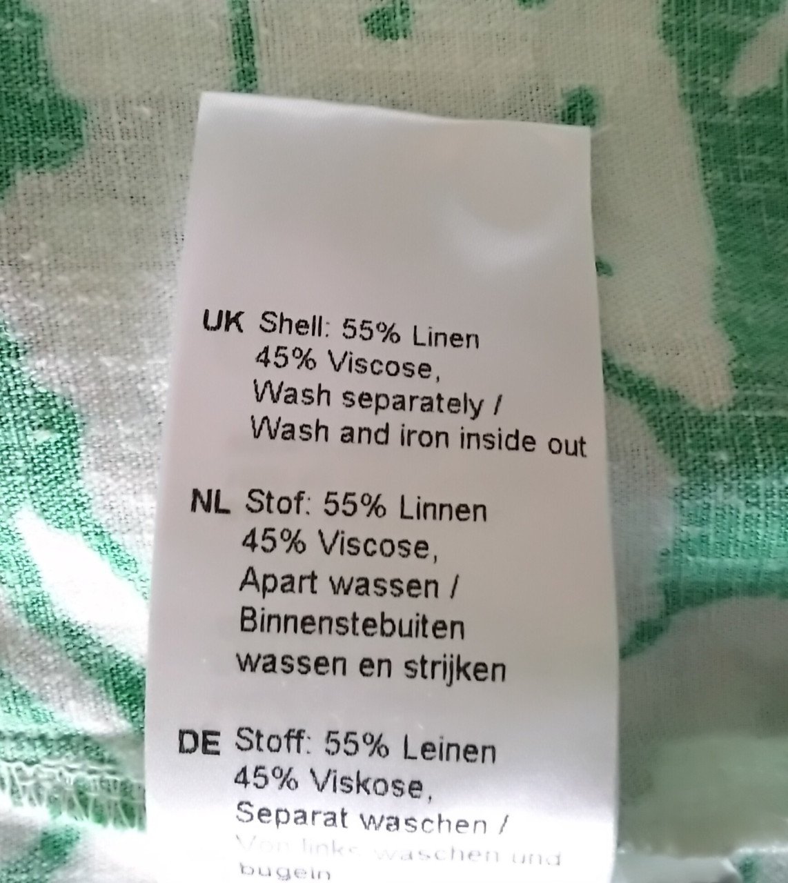 Groen/ witte jurk merk Kyra