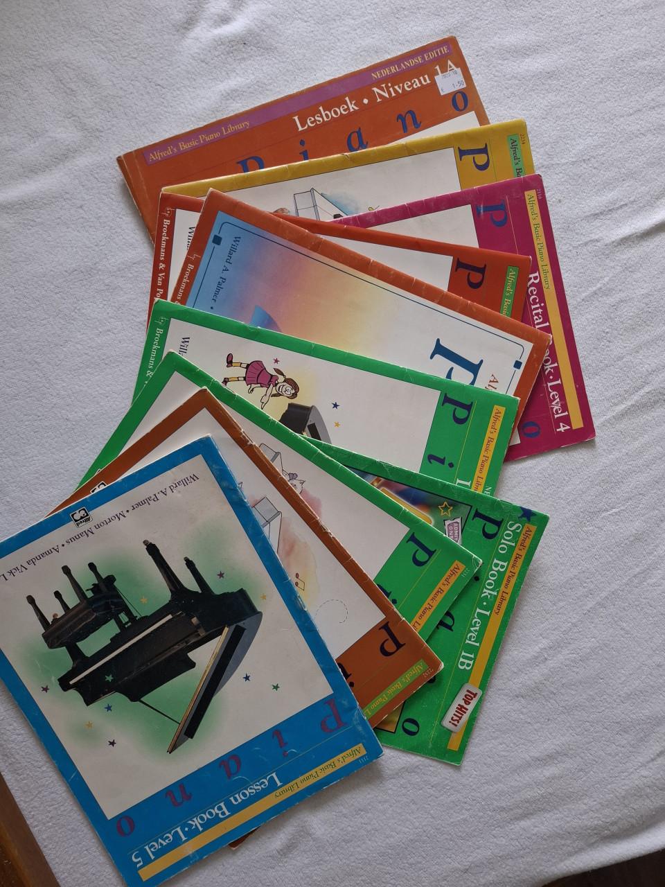 Pianoboeken lesboeken