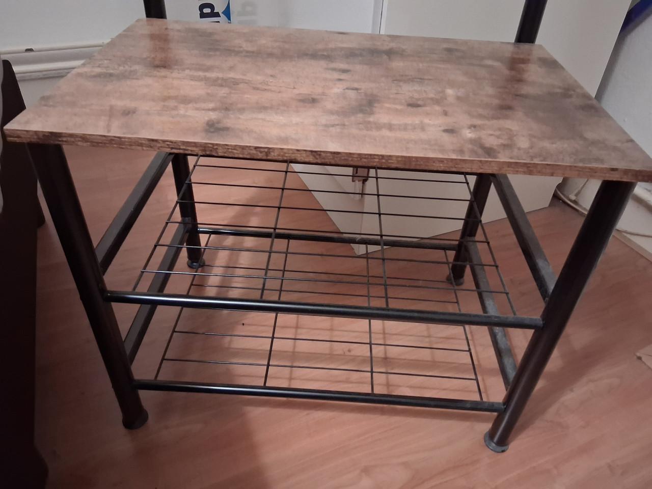 Kapstok en schoenenrek Industriëel