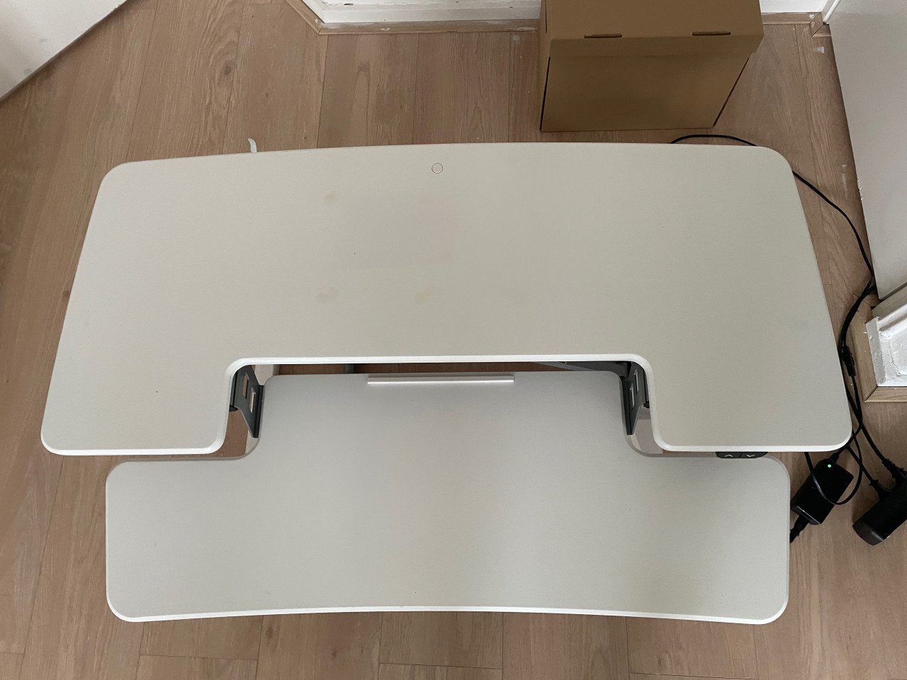 Updesk Cross Zit-Sta Bureauverhoger – Wit