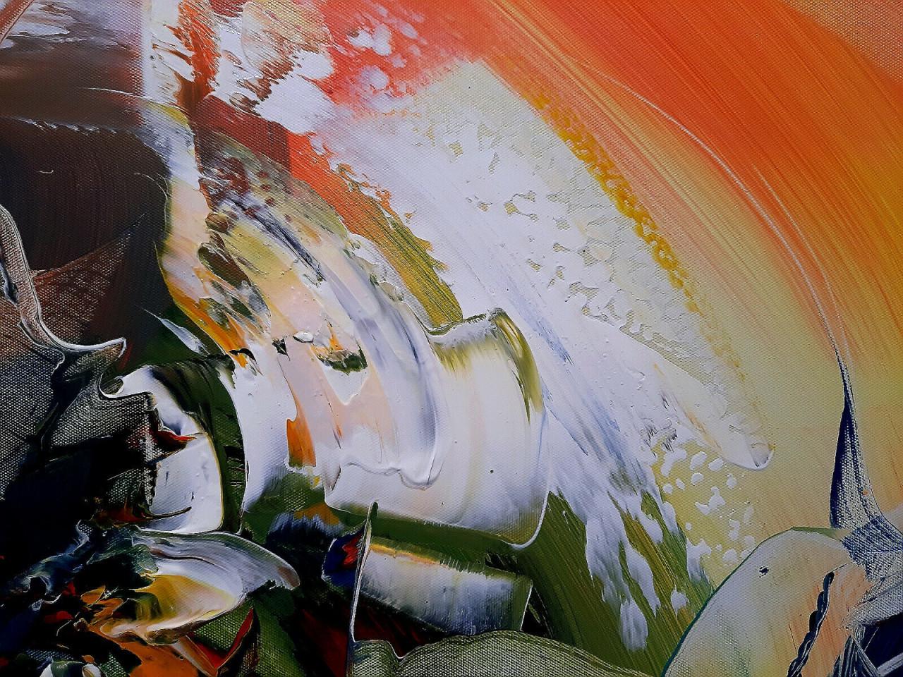 " Extasy " Acrylschilderij van Gia Hung 120 cm x 60 cm