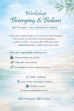 Workshop Beweging & Balans.