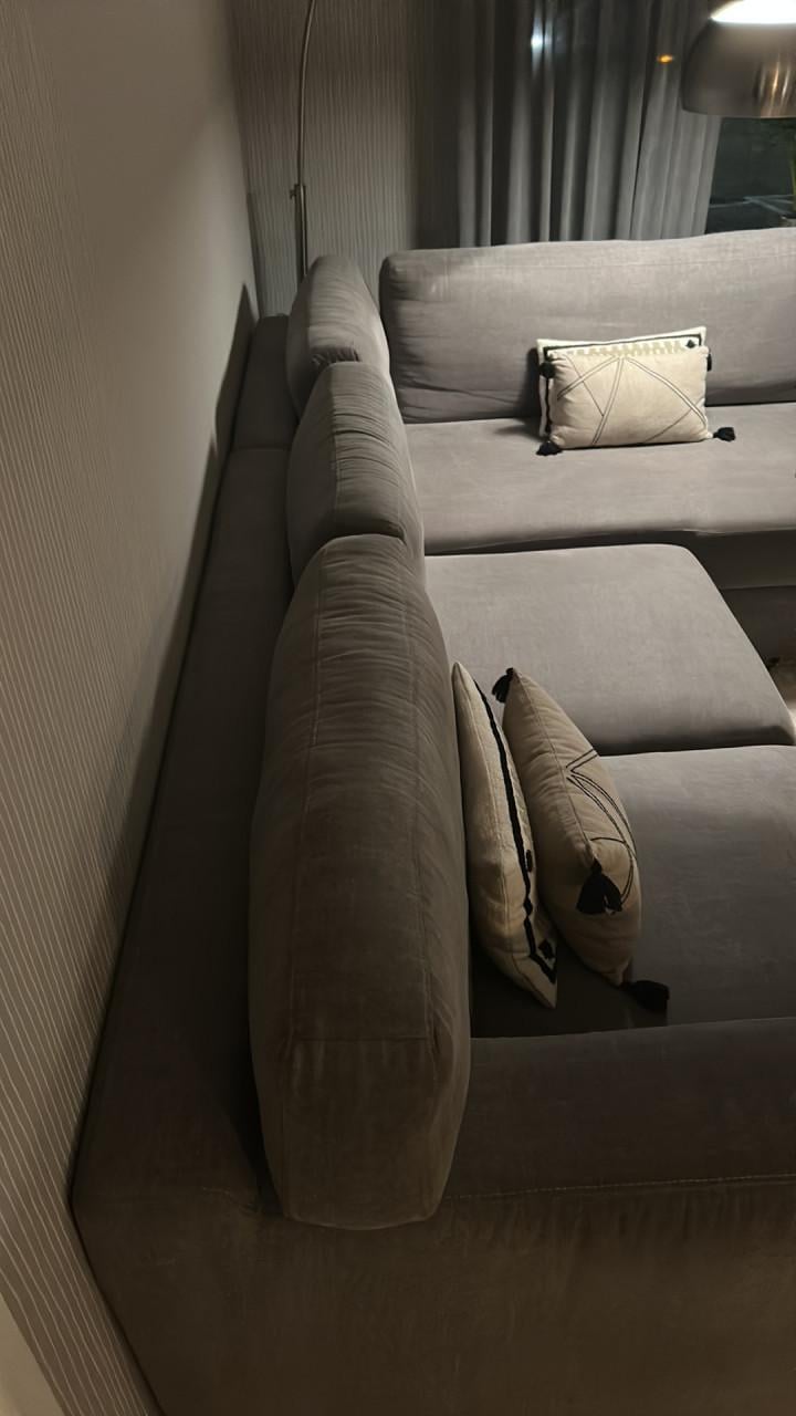 Izgst grijzige Hoekbank