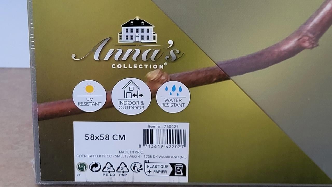 Tuinschilderij / buitencanvas 58 x 58 cm - NIEUW