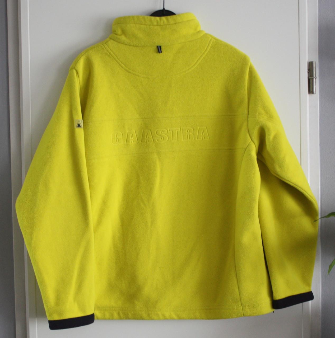 Fel geel jasje fleecetrui maat xl