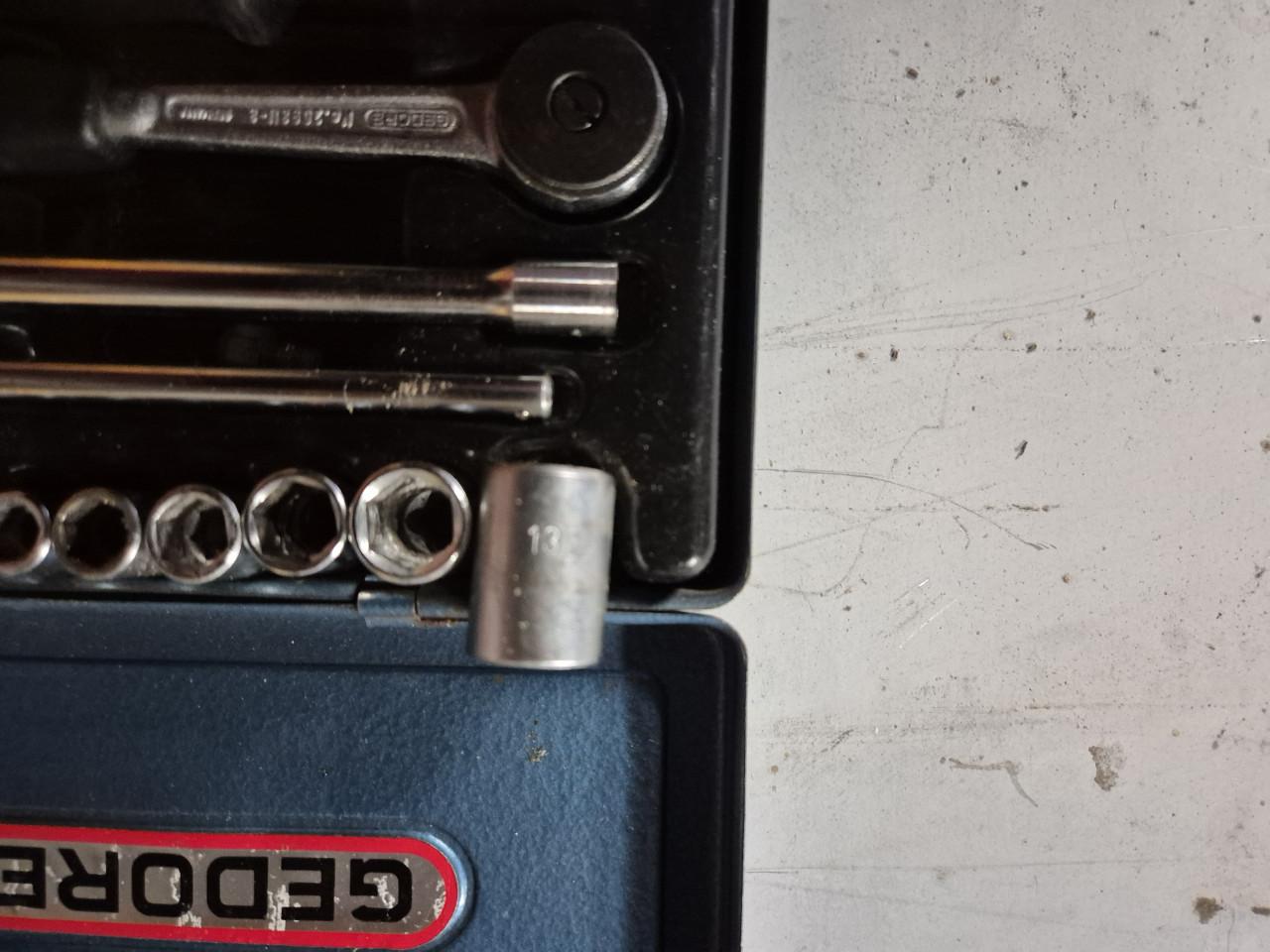 Ratelset 1/4  Gedore