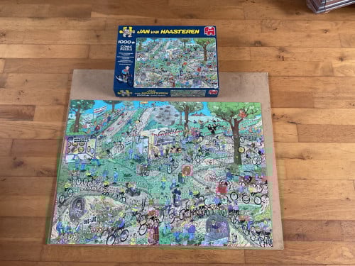 Jan van Haasteren puzzel 1000 stukjes wereldkampioenschappen Veldrijden