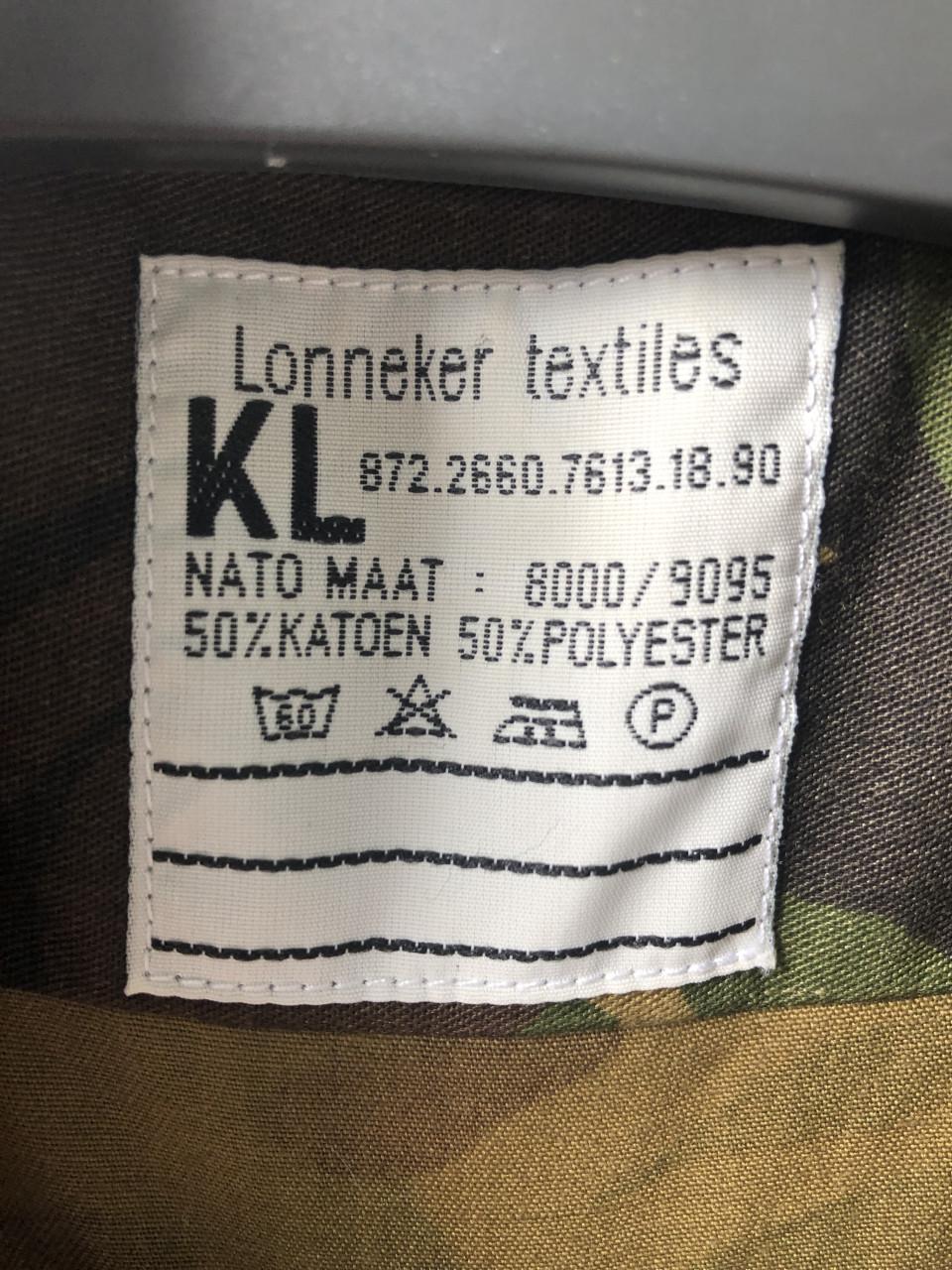 Diverse camouflagekleding maat M