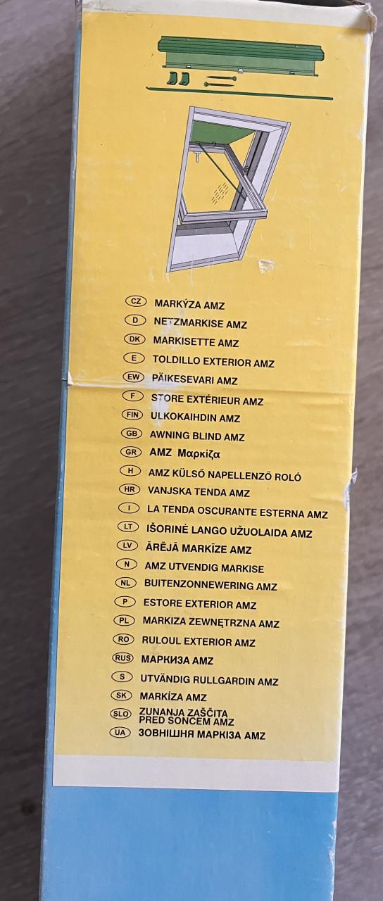 Fakro dakraam nieuw - met gootstukken 78x118cm