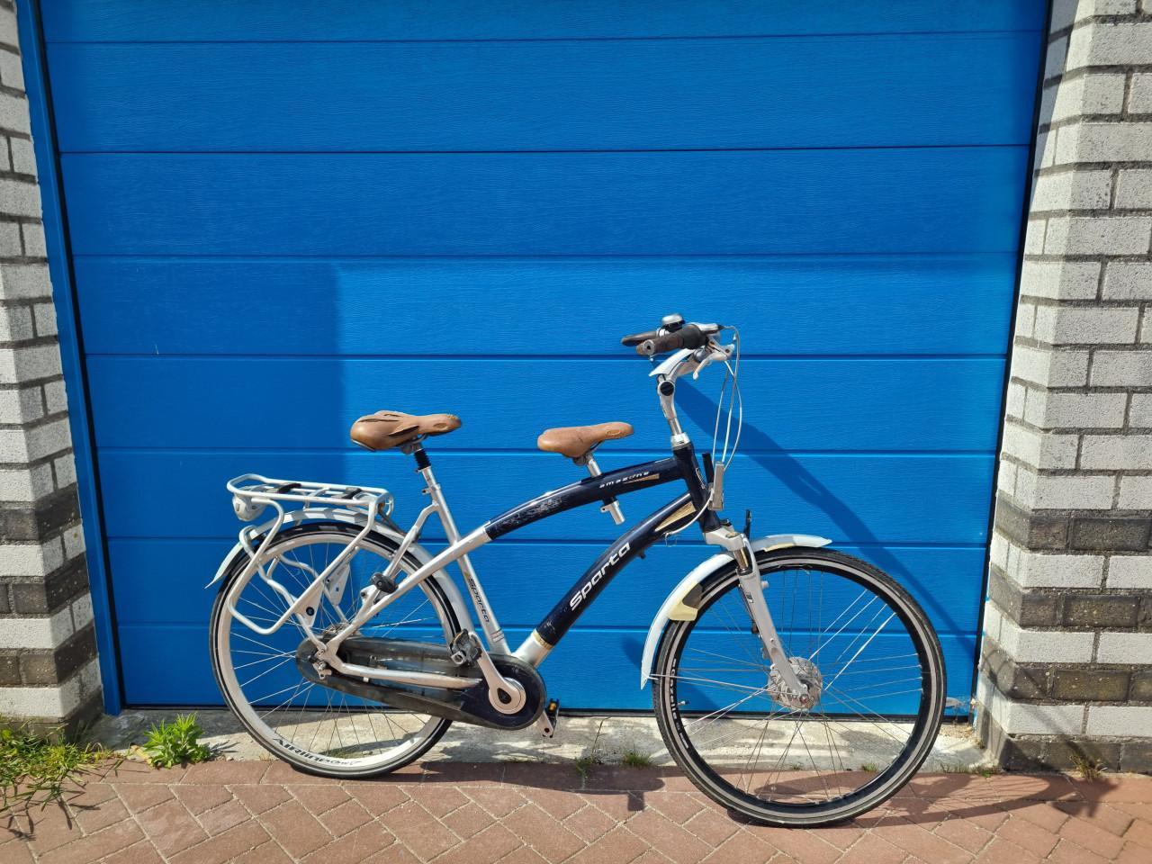 Papa - fiets.. Herenfiets *** SPARTA *** met voorzitje in Frame..!!