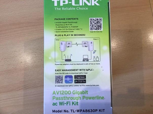 WiFi versterker - TP-LINK AV1200 Powerline WiFi Kit - TL-WPA8630P