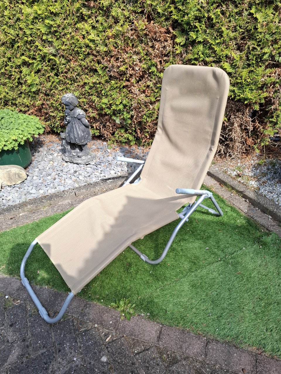 Tuinstoel beige