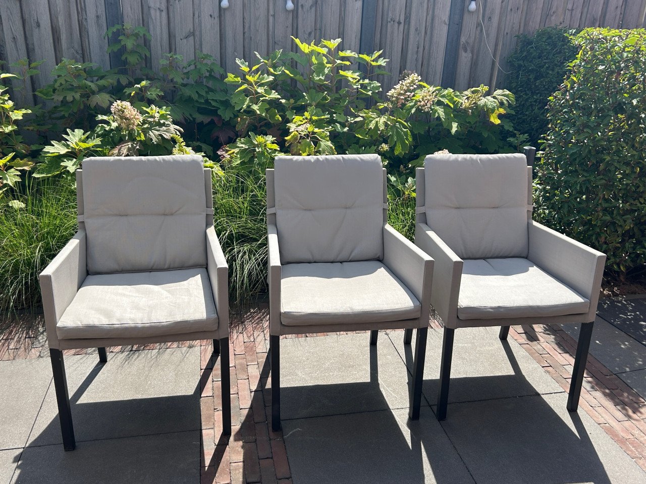 3x Caribbean tuinstoel Life – All-weather –