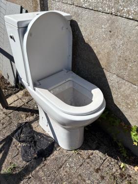 Klassieke Toiletpot met spoelbak