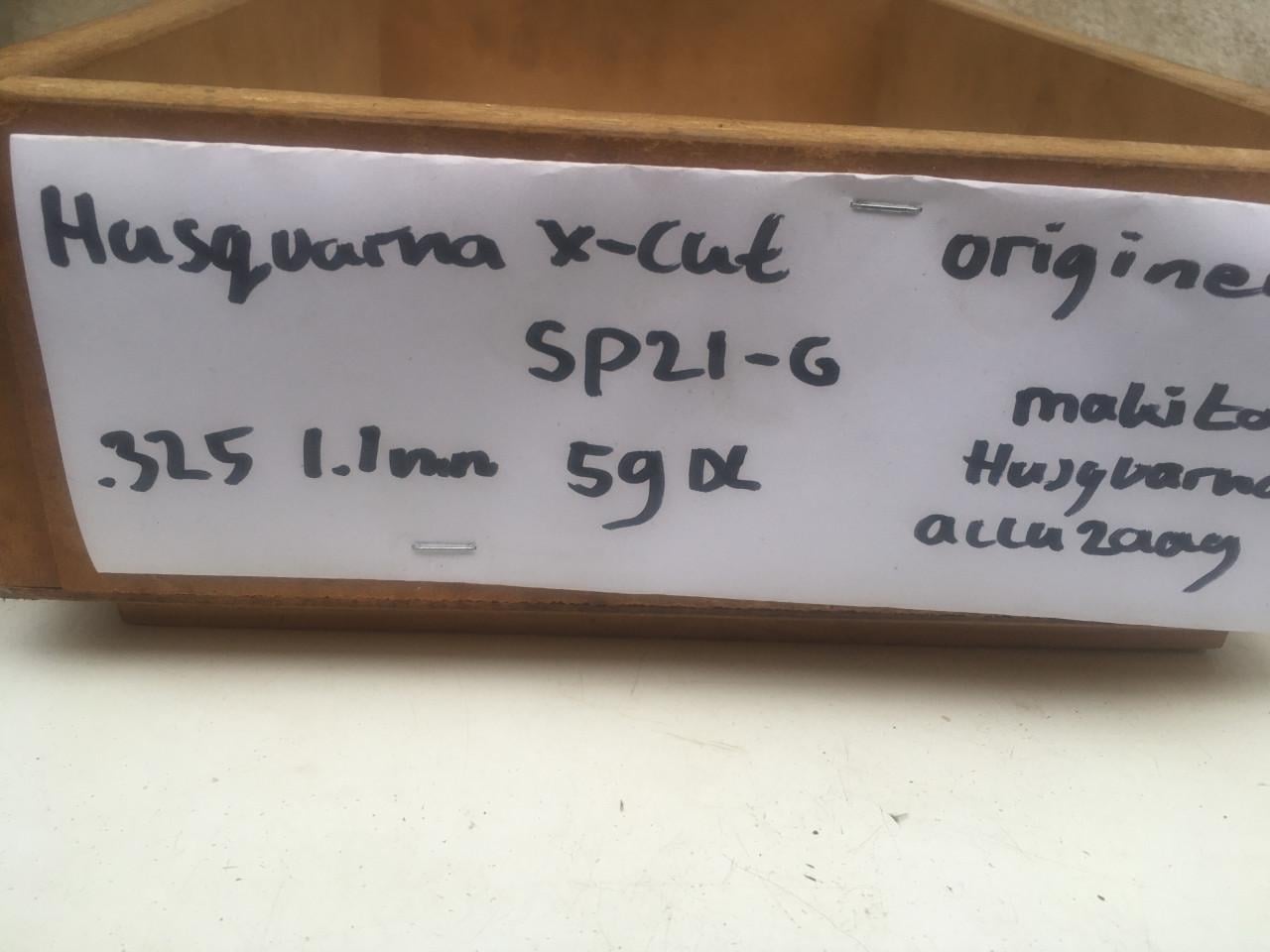 Husqvarna X-CUT SP21G 1.1mm .325 59DL originele zaagketting voor accukettig