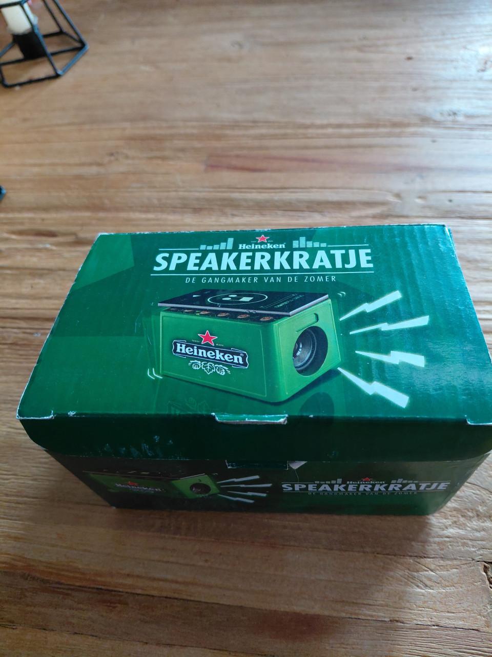 Heineken speaker box