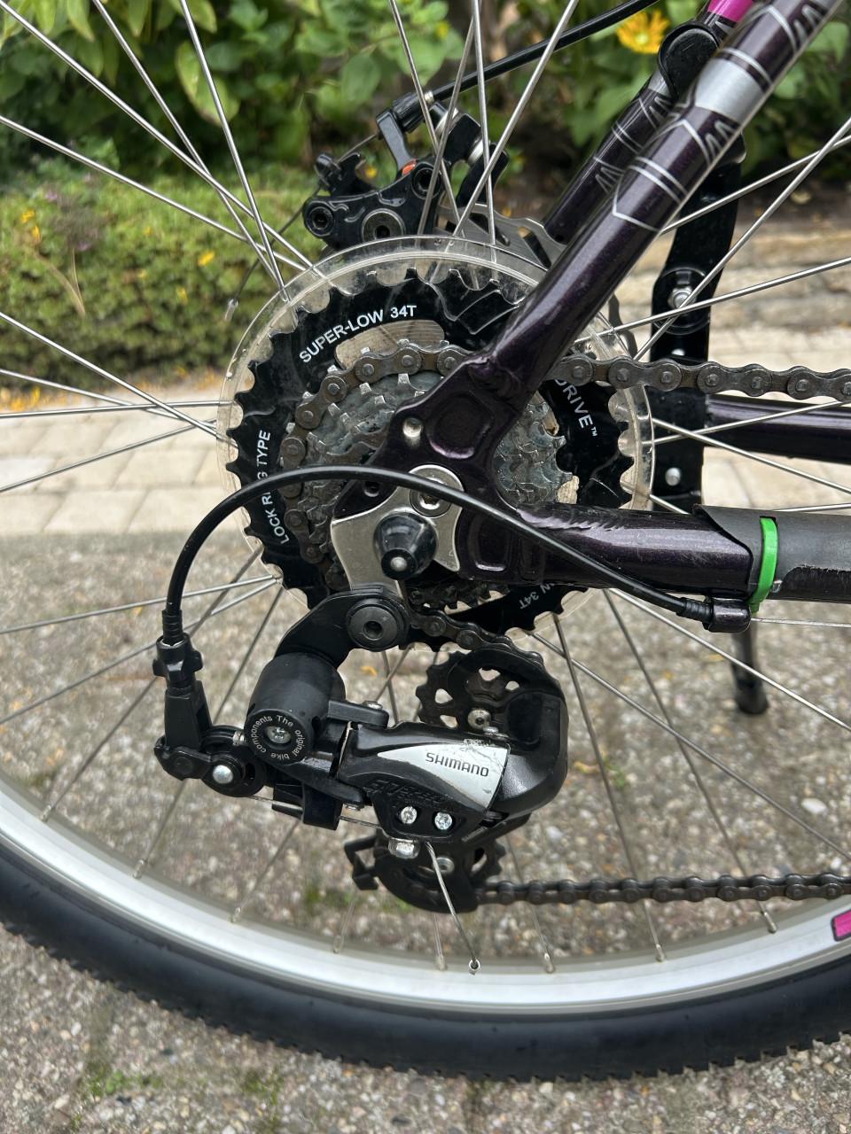 Mountainbike  Schwinn (dames) 26 inch, 21 speed, schijfremmen: zeer mooi.