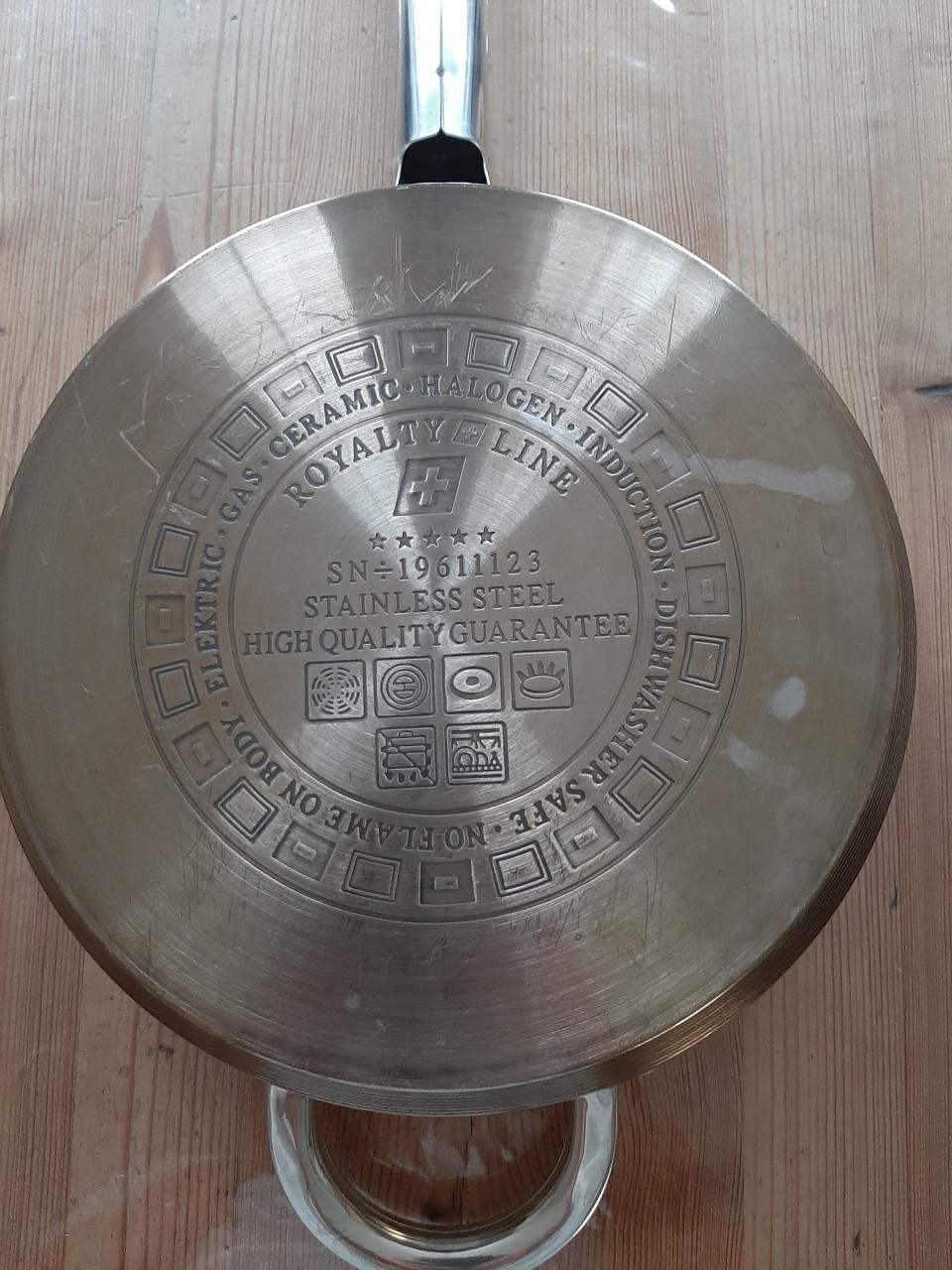 RVS - BRAAD / HAPJESPAN MET DEKSEL