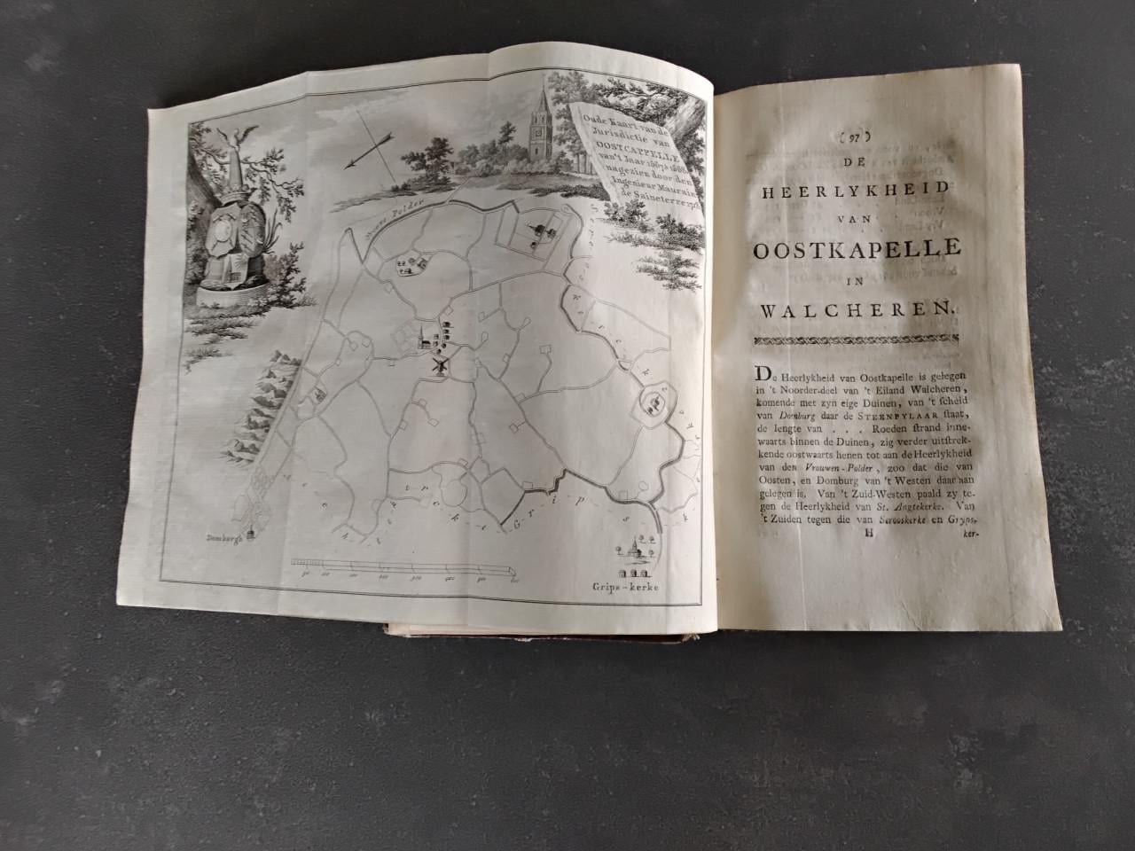 Boekwerk Zeeuwse oudheden Walcheren Ermerins jr 1780