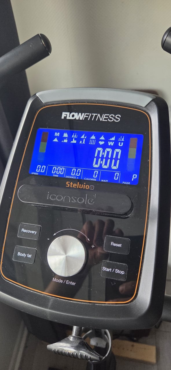 Flow Fitness Stelvio iConsole Ergometer (met Bluetooth)