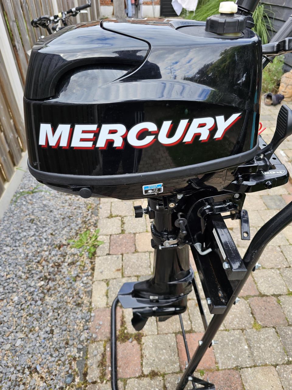 Mercury 6 pk 4-takt buitenboordmotor, nette staat