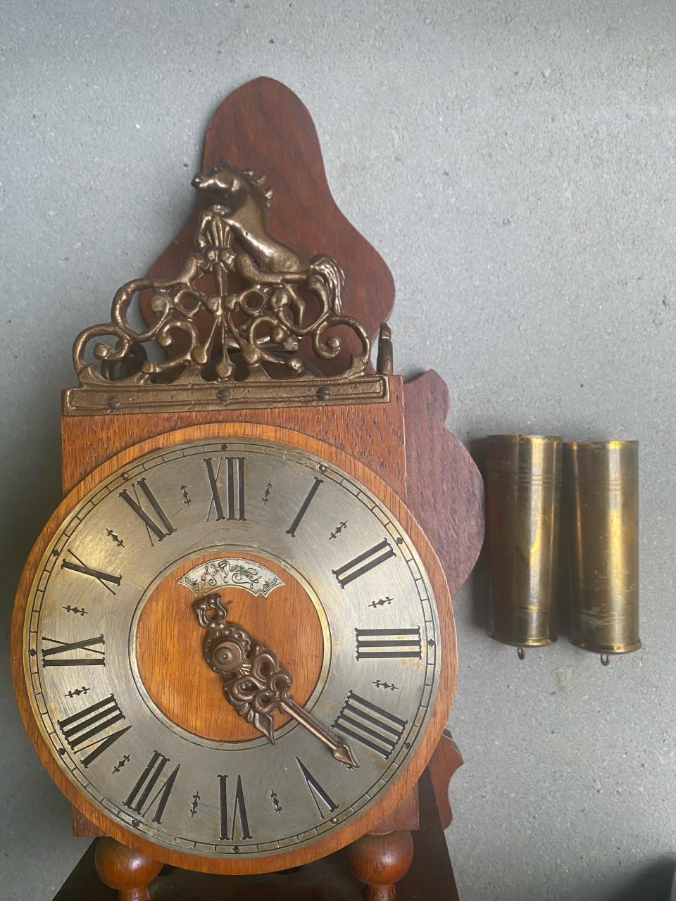 Zaanse wandklok compleet