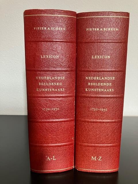 SCHEEN PIETER A. LEXICON NEDERLANDSE BEELDENDE KUNSTENAARS MET SUPPLEMENT